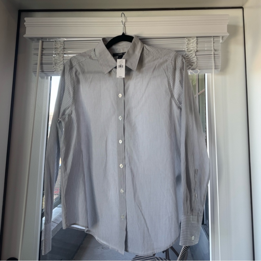 Banana republic striped button down